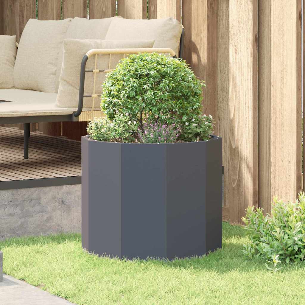Plantenbak Antraciet 60 x 60 x 50 cm Staal