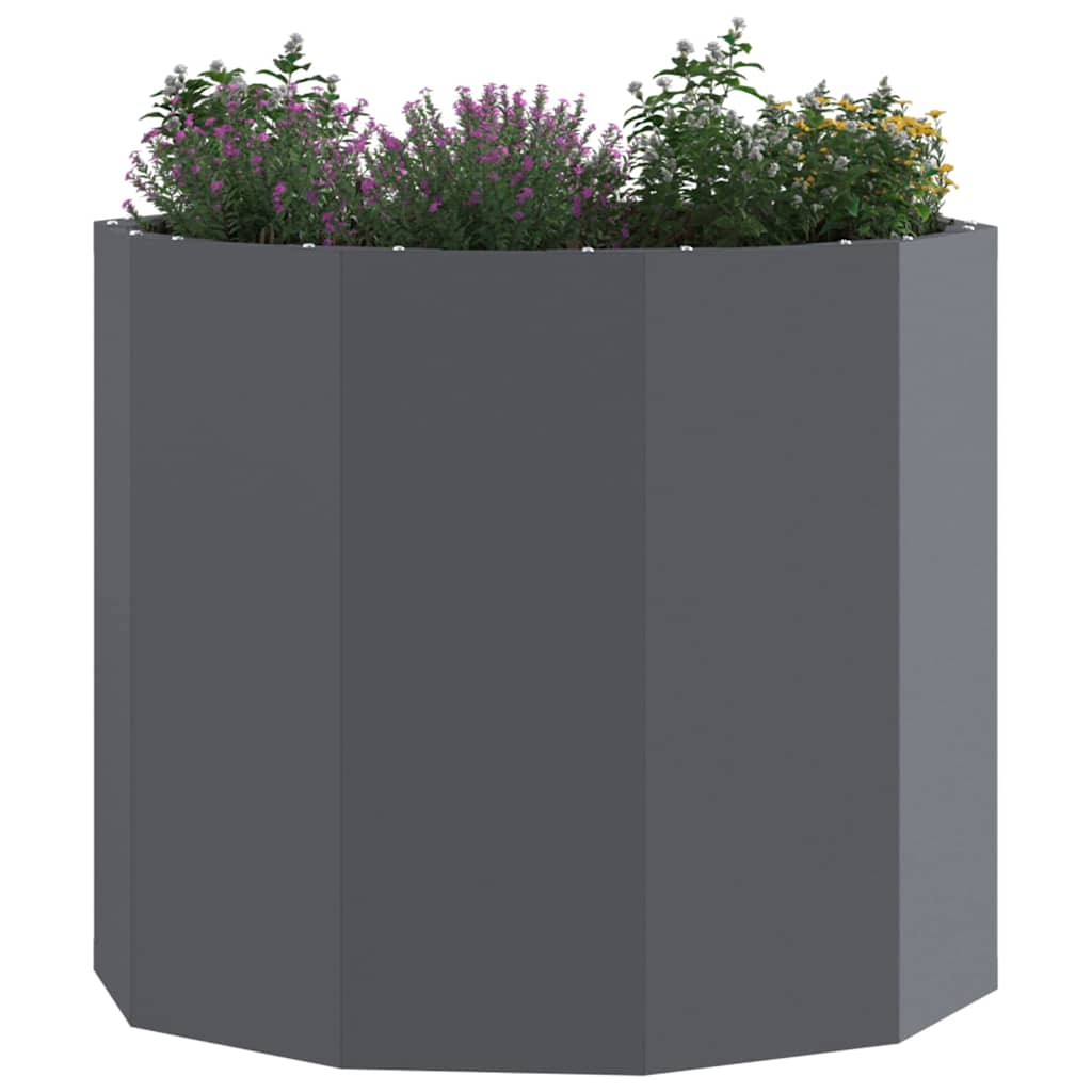 Plantenbak Antraciet 60 x 60 x 50 cm Staal