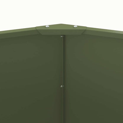 Plantenbak Olijf Groen 60 x 60 x 50 cm Staal