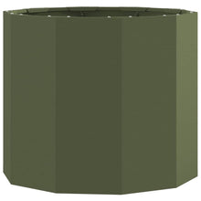 Plantenbak Olijf Groen 60 x 60 x 50 cm Staal