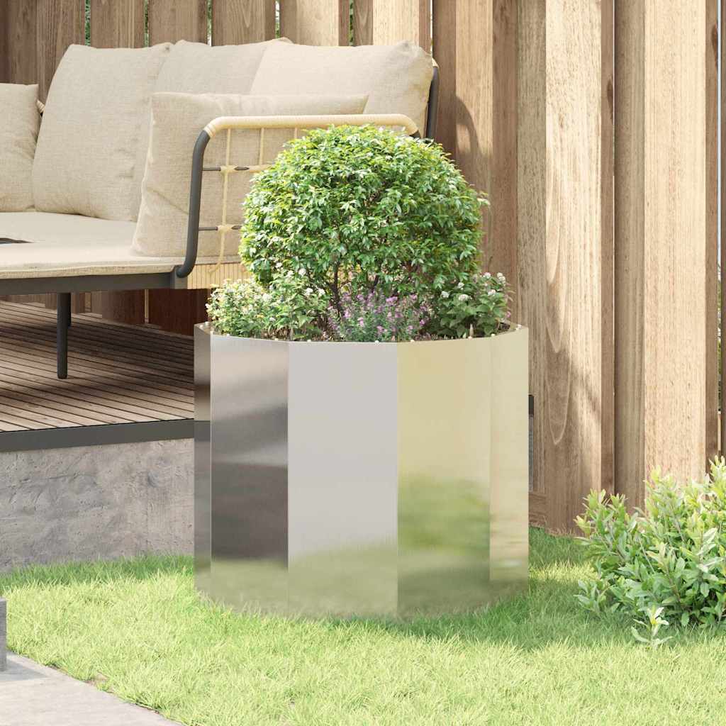 Plantenbak Zilver 60 x 60 x 50 cm Roestvrij staal