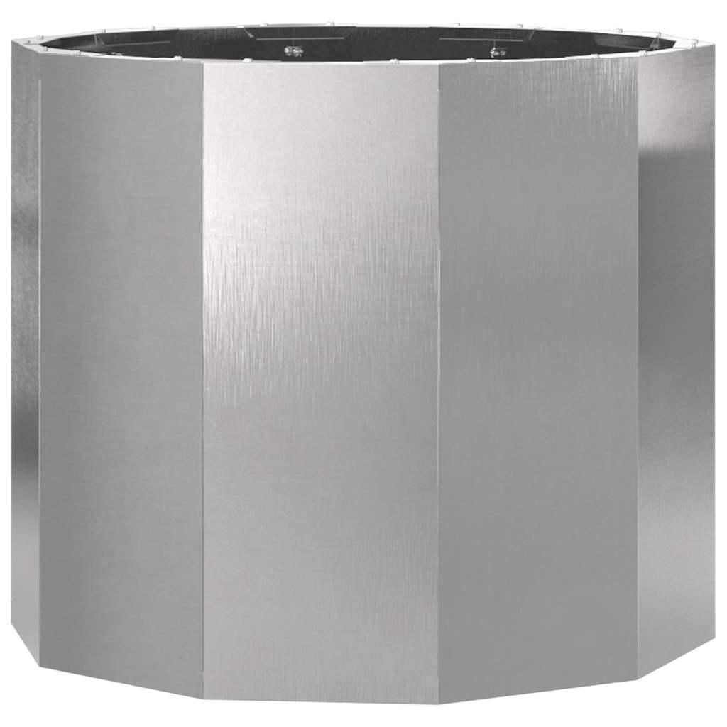 Plantenbak Zilver 60 x 60 x 50 cm Roestvrij staal