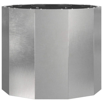 Plantenbak Zilver 60 x 60 x 50 cm Roestvrij staal