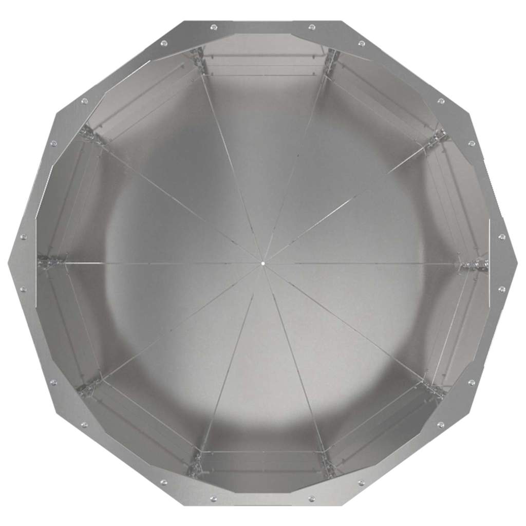 Plantenbak Zilver 60 x 60 x 50 cm Roestvrij staal
