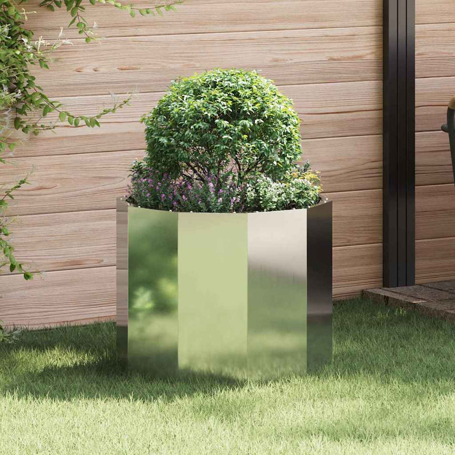 Plantenbak Zilver 60 x 60 x 50 cm Gegalvaniseerd staal