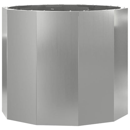 Plantenbak Zilver 60 x 60 x 50 cm Gegalvaniseerd staal