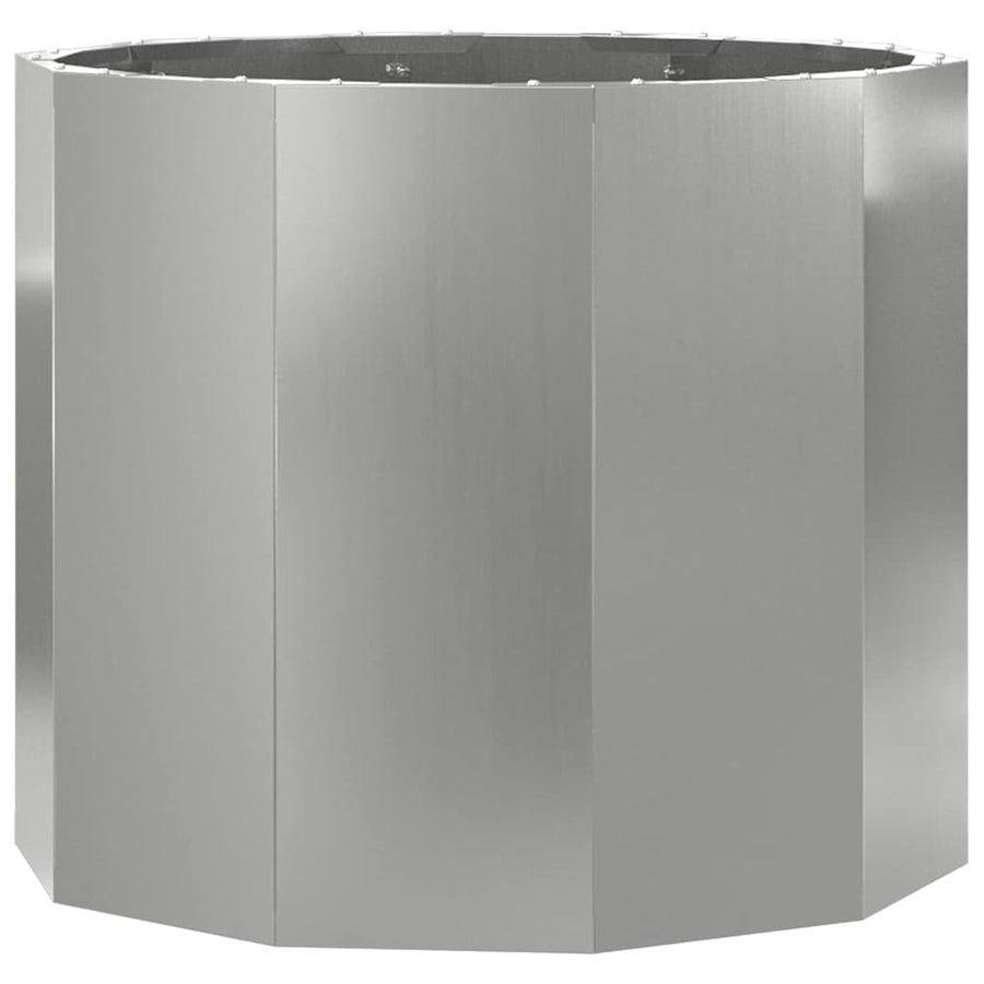 Plantenbak Zilver 60 x 60 x 50 cm Gegalvaniseerd staal