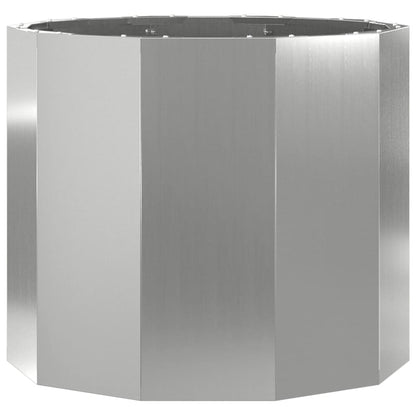Plantenbak Zilver 60 x 60 x 50 cm Gegalvaniseerd staal