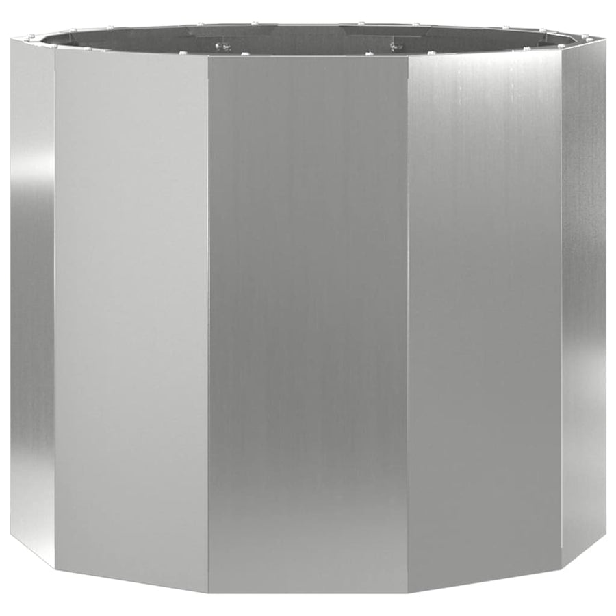 Plantenbak Zilver 60 x 60 x 50 cm Gegalvaniseerd staal