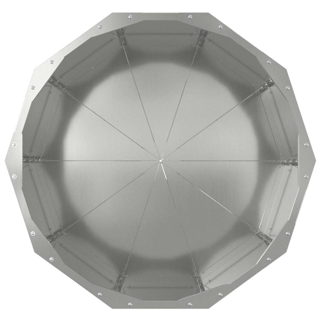 Plantenbak Zilver 60 x 60 x 50 cm Gegalvaniseerd staal