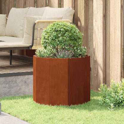 Plantenbak Roestig 60 x 60 x 50 cm weervast staal