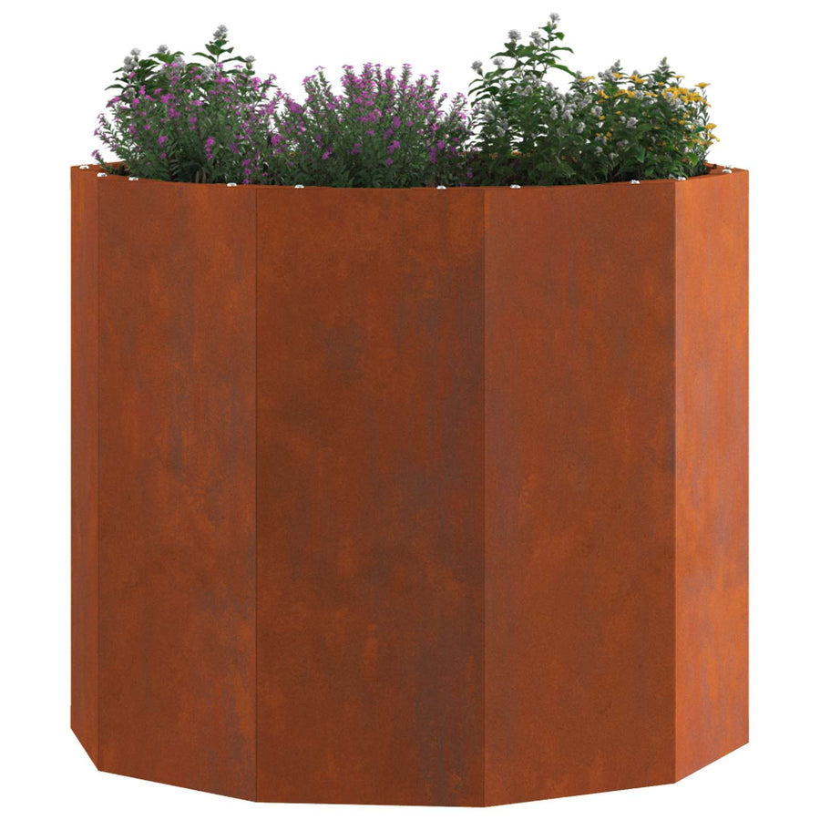 Plantenbak Roestig 60 x 60 x 50 cm weervast staal