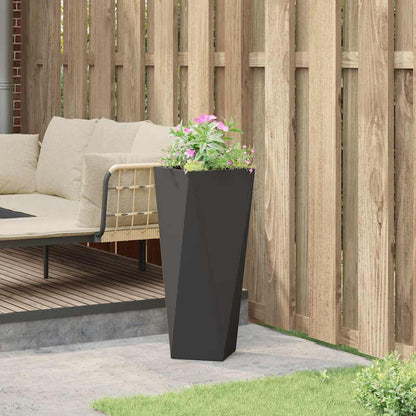 Plantenbak Zwart 30 x 30 x 75 cm Staal