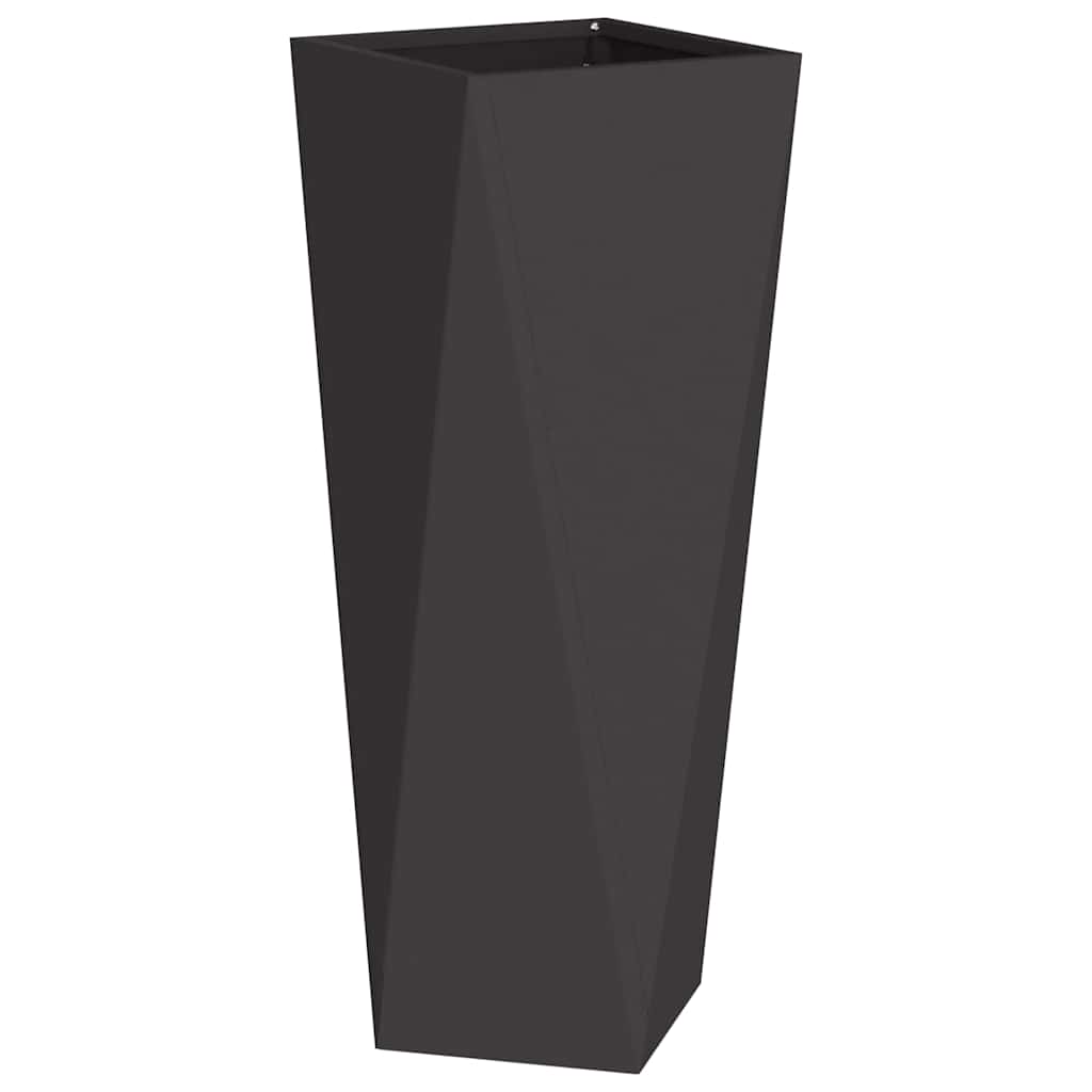 Plantenbak Zwart 30 x 30 x 75 cm Staal