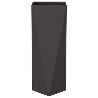 Plantenbak Zwart 30 x 30 x 75 cm Staal