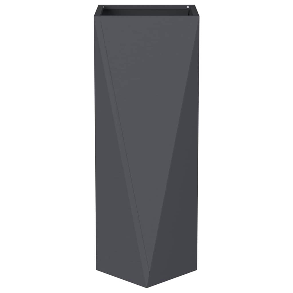 Plantenbak Antraciet 30 x 30 x 75 cm Staal