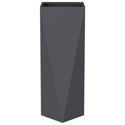 Plantenbak Antraciet 30 x 30 x 75 cm Staal