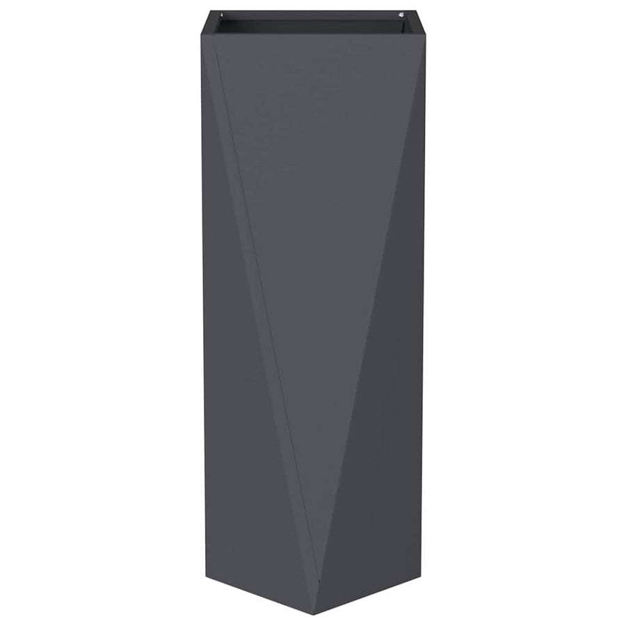 Plantenbak Antraciet 30 x 30 x 75 cm Staal