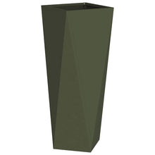 Plantenbak Olijf Groen 30 x 30 x 75 cm Staal