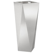 Plantenbak Zilver 30 x 30 x 75 cm Roestvrij staal