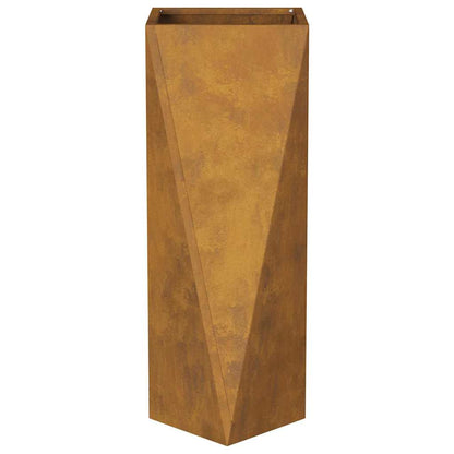 Plantenbak Roestig 30 x 30 x 75 cm Cortenstaal