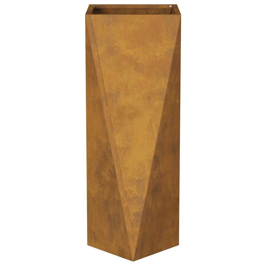 Plantenbak Roestig 30 x 30 x 75 cm Cortenstaal
