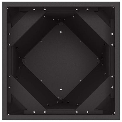 Plantenbak Zwart 40 x 40 x 75 cm Staal