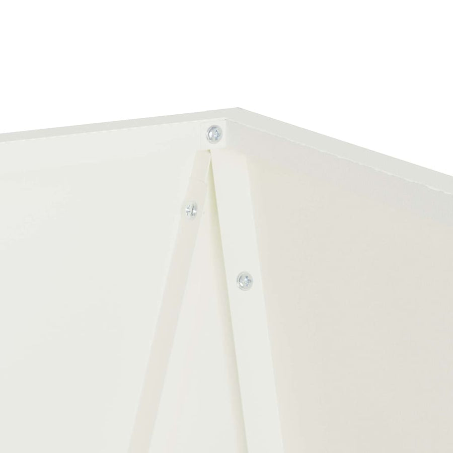Plantenbak Wit 40 x 40 x 75 cm Staal