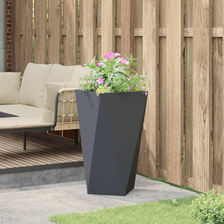 Plantenbak Antraciet 40 x 40 x 75 cm Staal