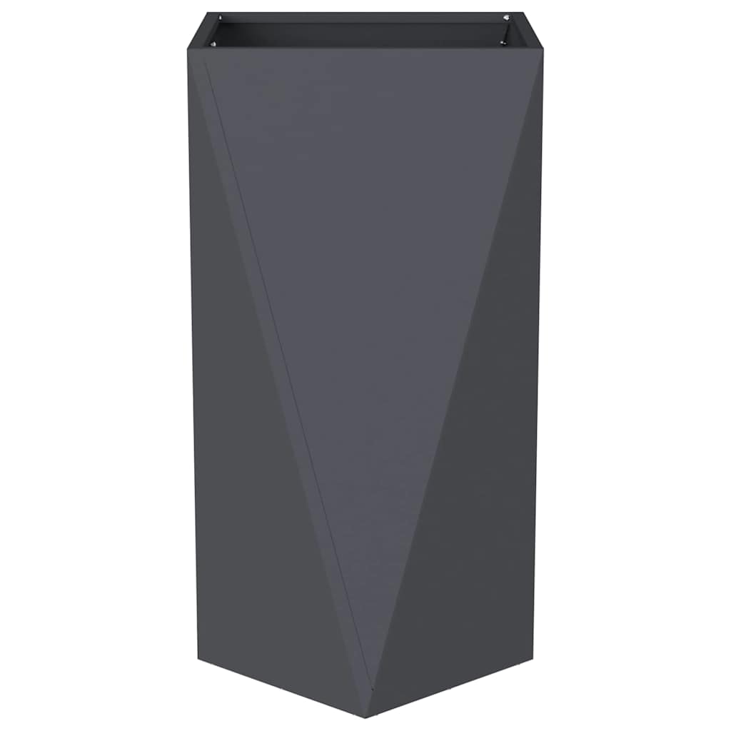 Plantenbak Antraciet 40 x 40 x 75 cm Staal