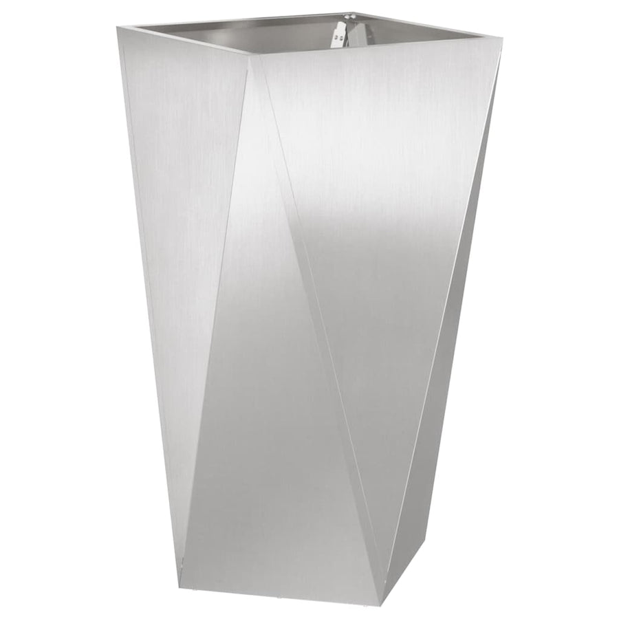 Plantenbak Zilver 40 x 40 x 75 cm Roestvrij staal