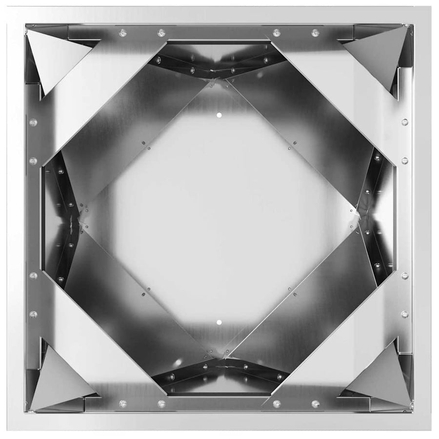 Plantenbak Zilver 40 x 40 x 75 cm Gegalvaniseerd staal