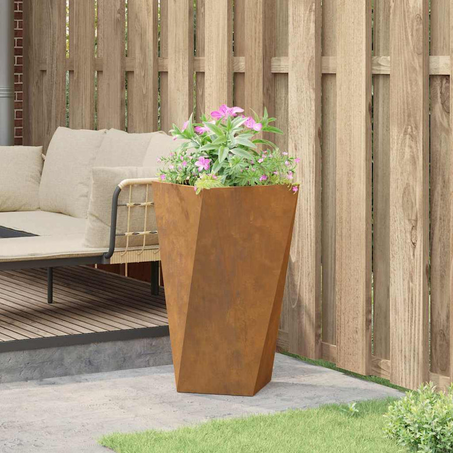Plantenbak Roestig 40 x 40 x 75 cm Cortenstaal