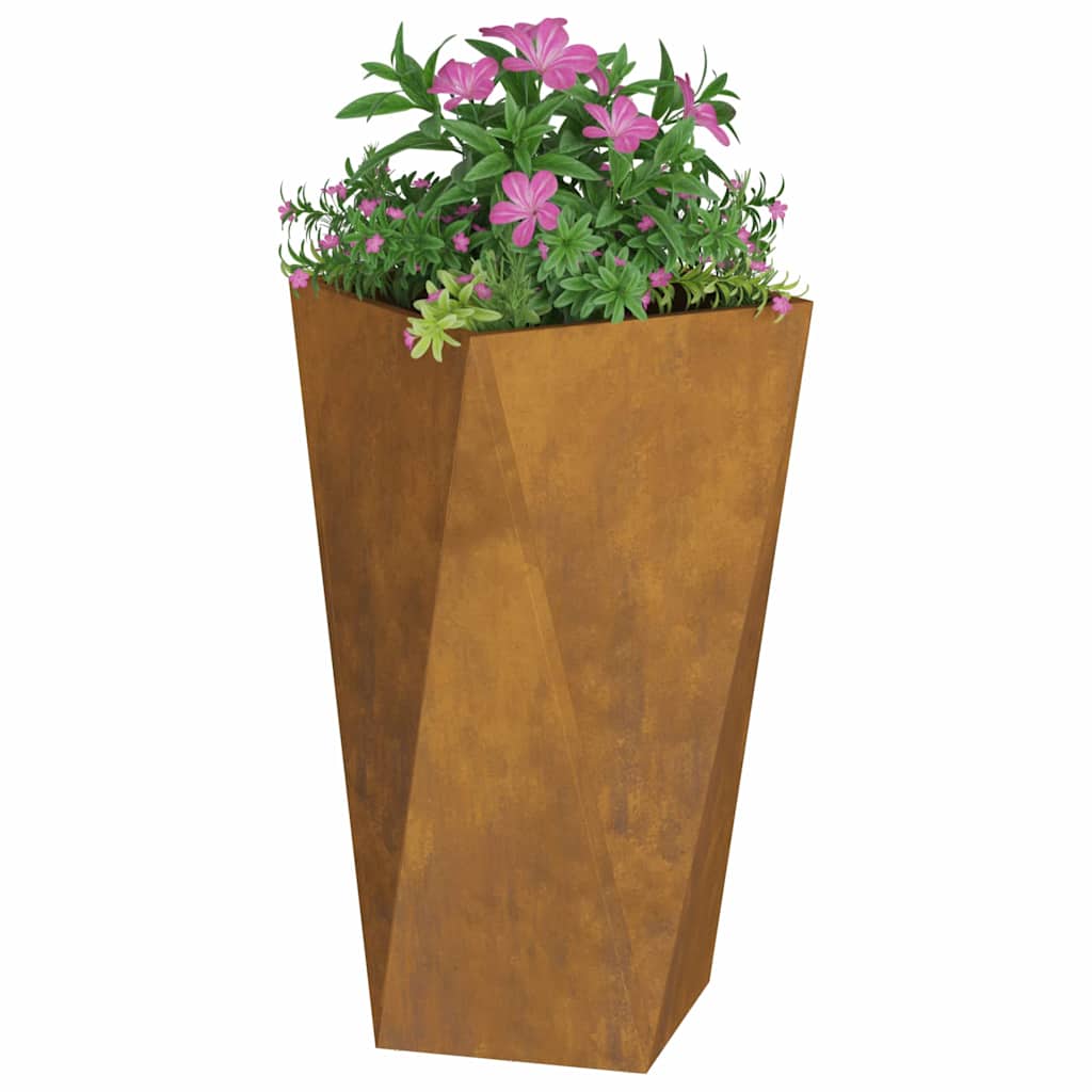Plantenbak Roestig 40 x 40 x 75 cm Cortenstaal