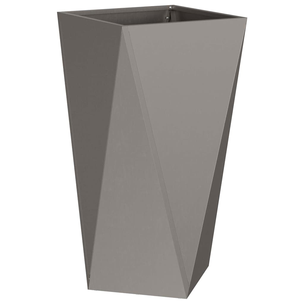 Plantenbak 2 pcs Roestig 40 x 40 x 75 cm Cortenstaal