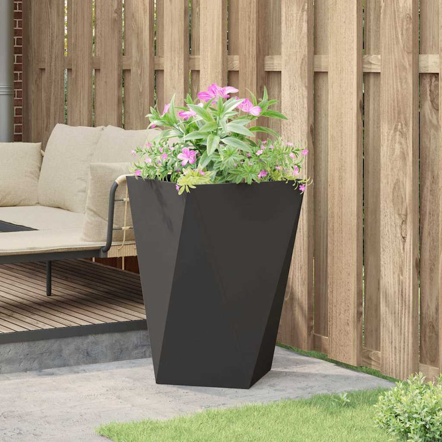 Plantenbak Zwart 50 x 50 x 75 cm Staal