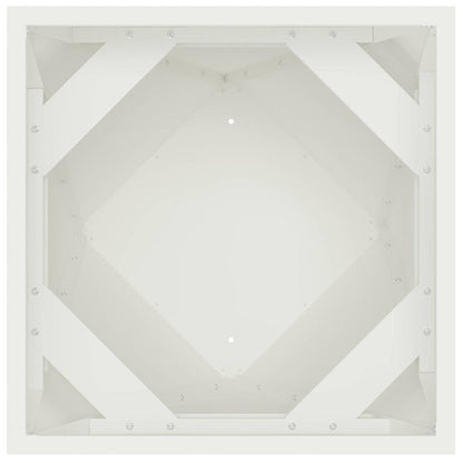 Plantenbak Wit 50 x 50 x 75 cm Staal