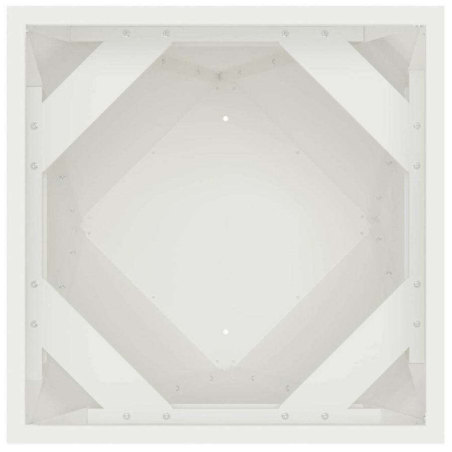 Plantenbak Wit 50 x 50 x 75 cm Staal