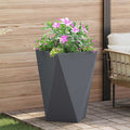 Plantenbak Antraciet 50 x 50 x 75 cm Staal