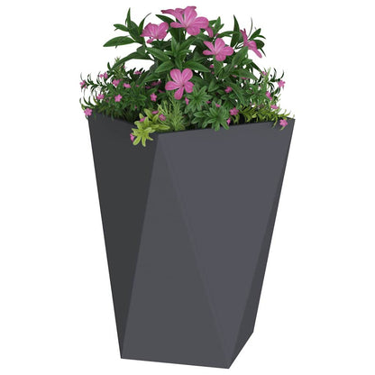 Plantenbak Antraciet 50 x 50 x 75 cm Staal