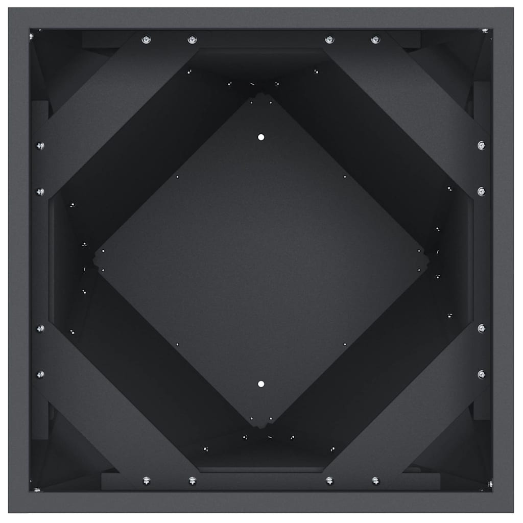 Plantenbak Antraciet 50 x 50 x 75 cm Staal