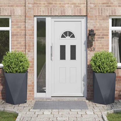 Plantenbak 2 pcs Antraciet 50 x 50 x 75 cm Staal