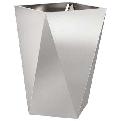 Plantenbak Zilver 50 x 50 x 75 cm Roestvrij staal