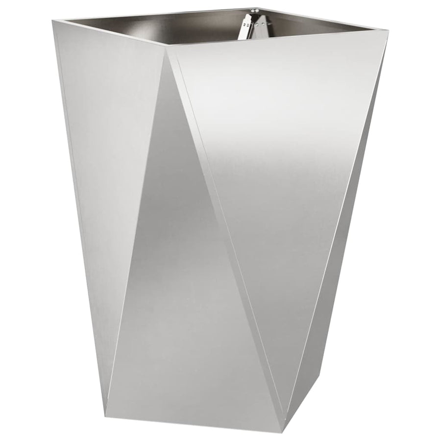 Plantenbak Zilver 50 x 50 x 75 cm Roestvrij staal
