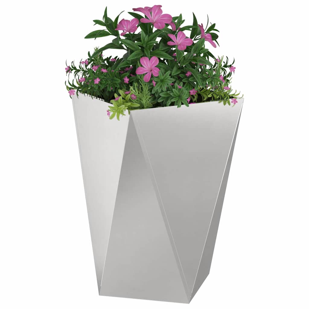 Plantenbak Zilver 50 x 50 x 75 cm Roestvrij staal