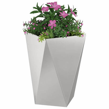 Plantenbak Zilver 50 x 50 x 75 cm Roestvrij staal