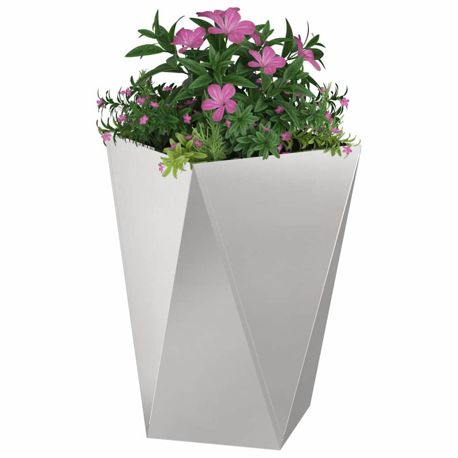 Plantenbak Zilver 50 x 50 x 75 cm Roestvrij staal