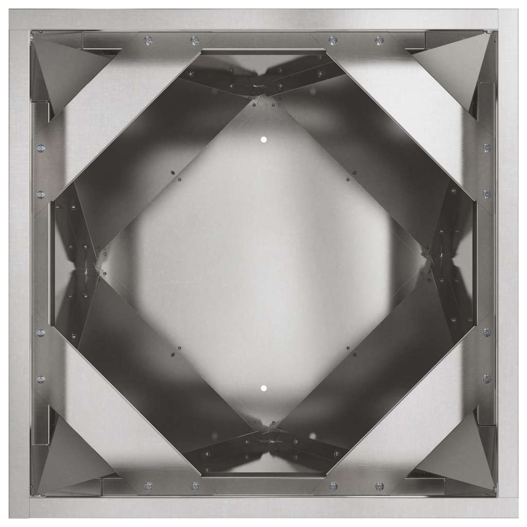 Plantenbak Zilver 50 x 50 x 75 cm Roestvrij staal