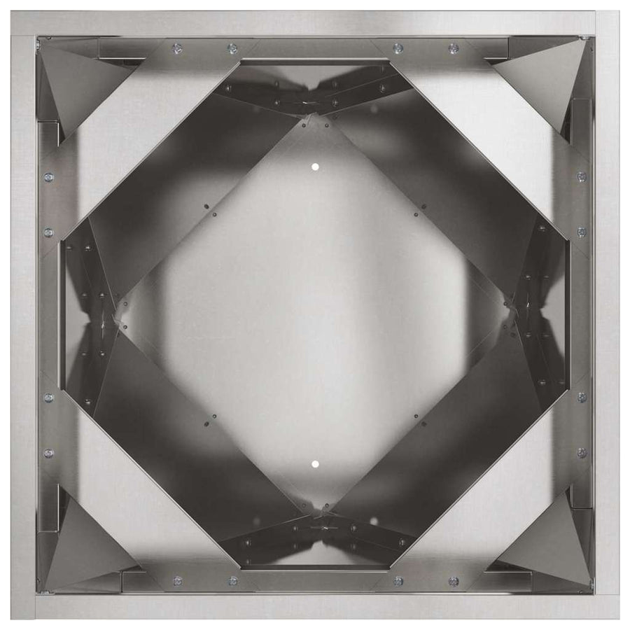 Plantenbak 2 pcs Zilver 50 x 50 x 75 cm Roestvrij staal