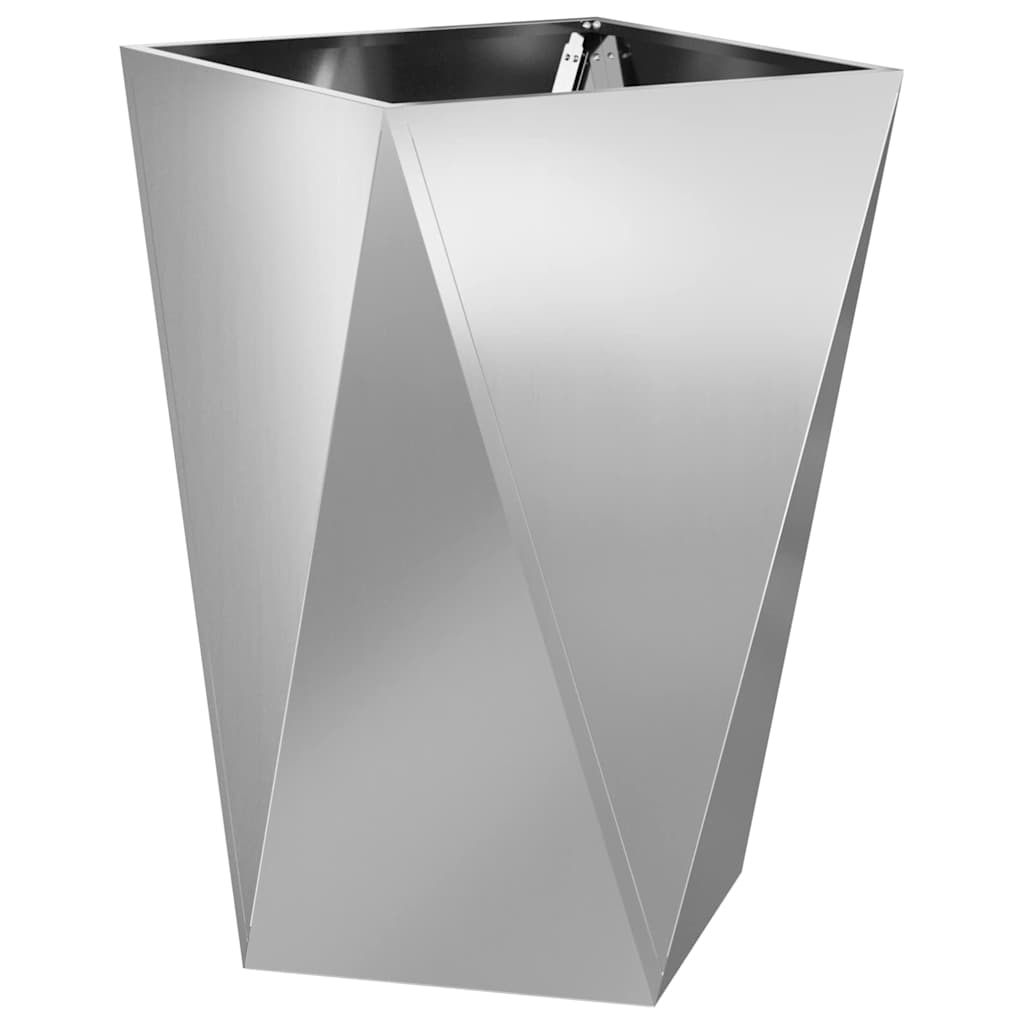 Plantenbak Zilver 50 x 50 x 75 cm Gegalvaniseerd staal